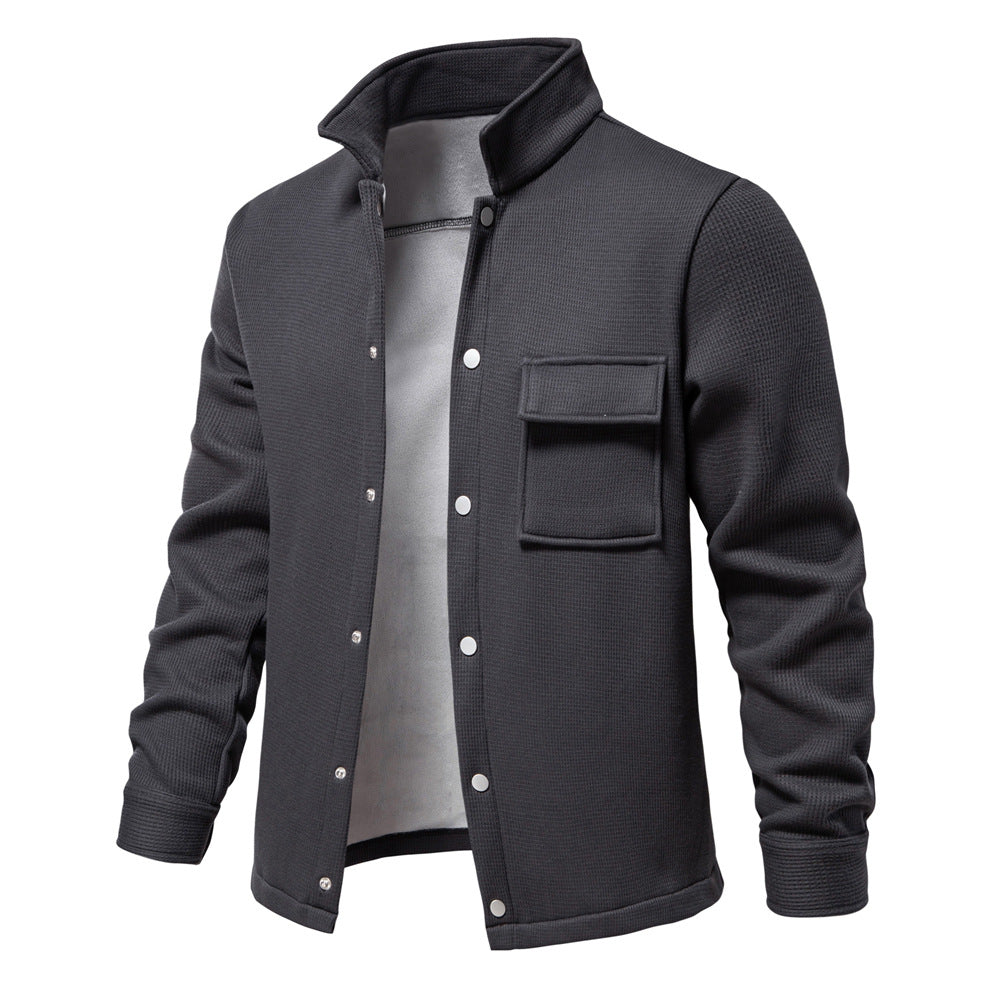 Street-Wave Men's Thermo Fabric Shoulder Jacket Warmth and Comfort Premium Thermal Coat