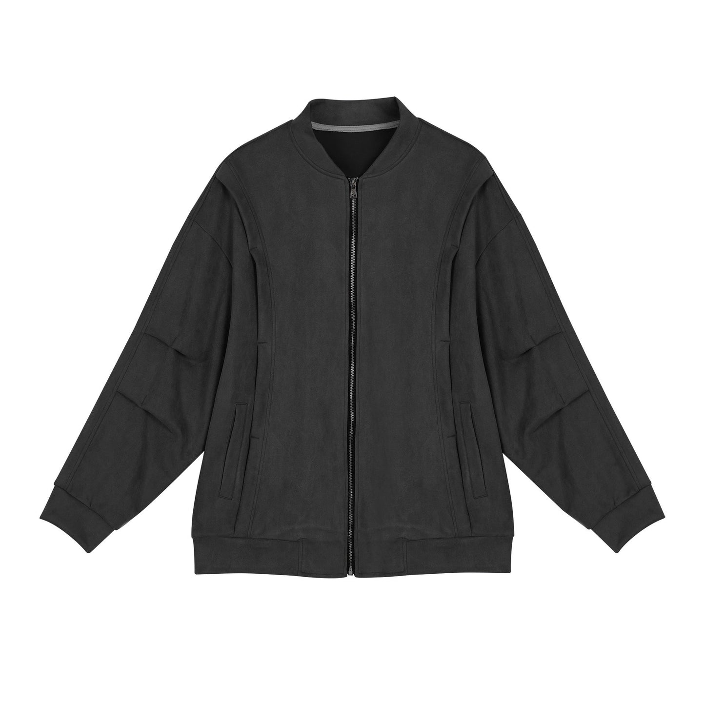 Streetwave Women Oversized Faux Leather Jacket With Soft Feel And Full Zip For Modern Style