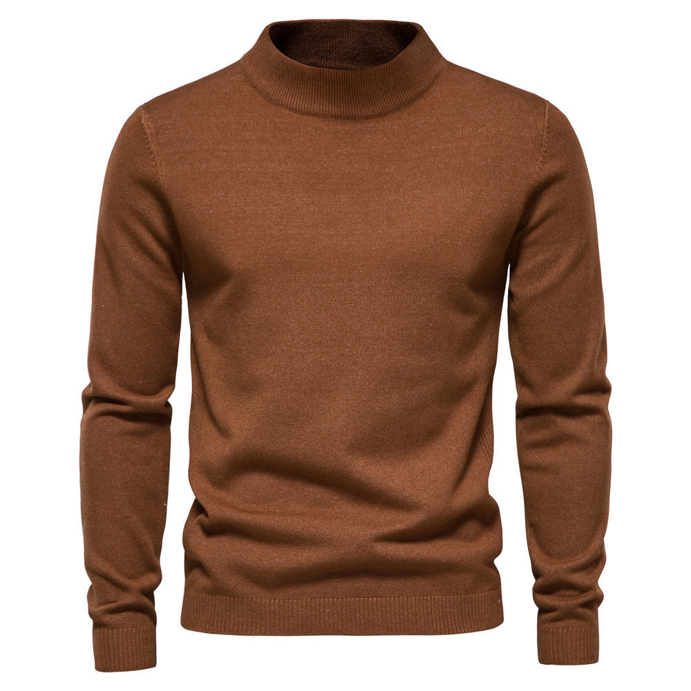 Street Wave Mens Elegant Wool Turtleneck Sweater For Cold Weather Comfort Premium Warmth