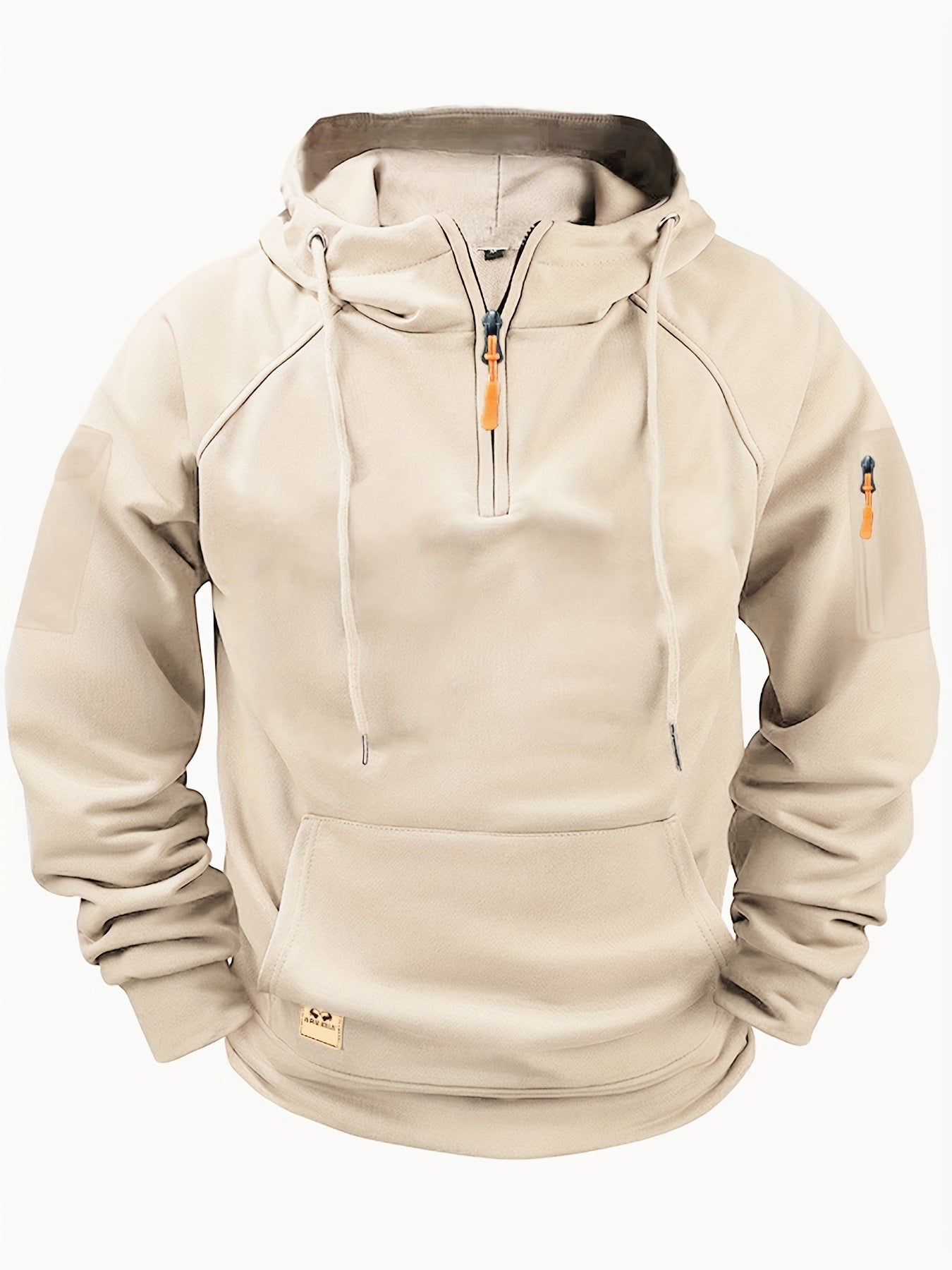 Street-wave Mens Athletic Hoodie With Breathable Moisture-Wicking Cotton For Active Wear