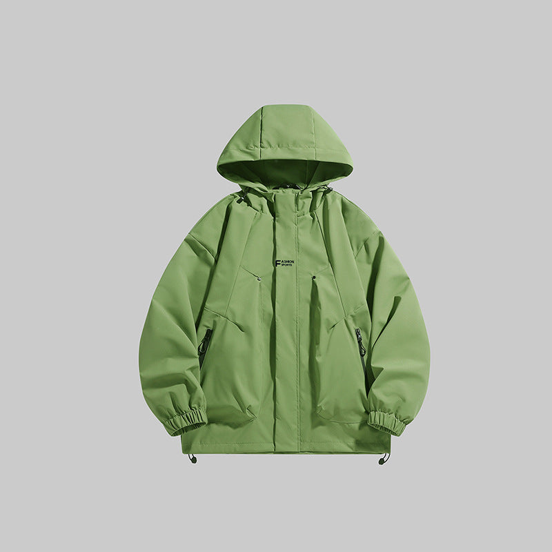 Street-wave Men's Multifunctional Winter Jacket With Insulated Fleece Lining And Adjustable Hood