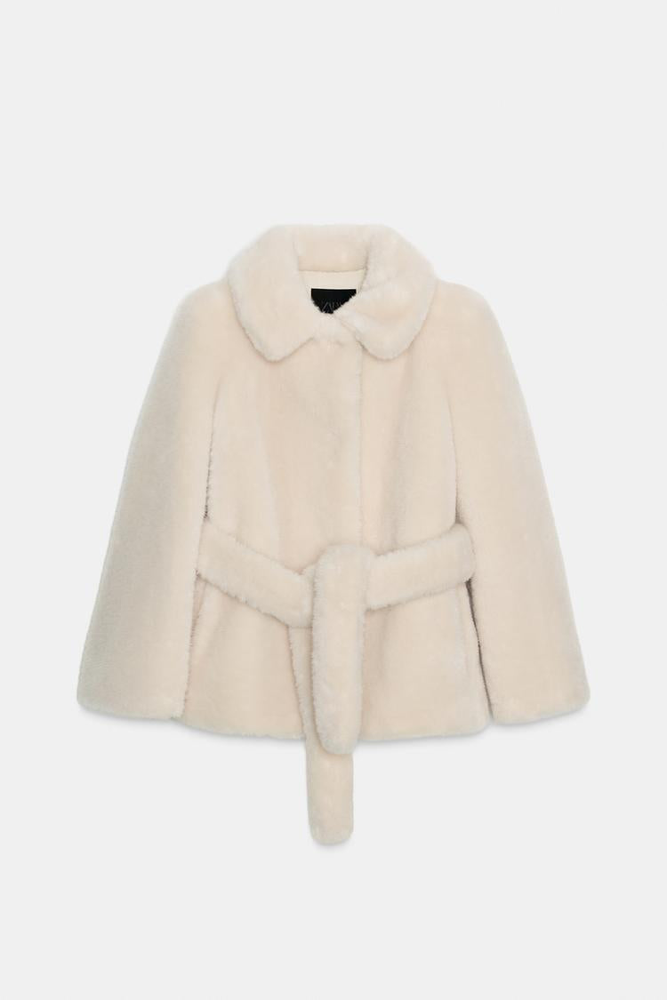 Plush Faux Fur Coat For Women By Street Wave Luxurious Warmth And Cozy Comfort Everyday Style