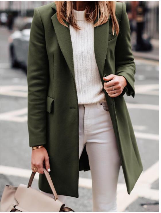 Street Wave Women's Tailored Transitional Blazer Elegant Figure Flattering Fit For Work