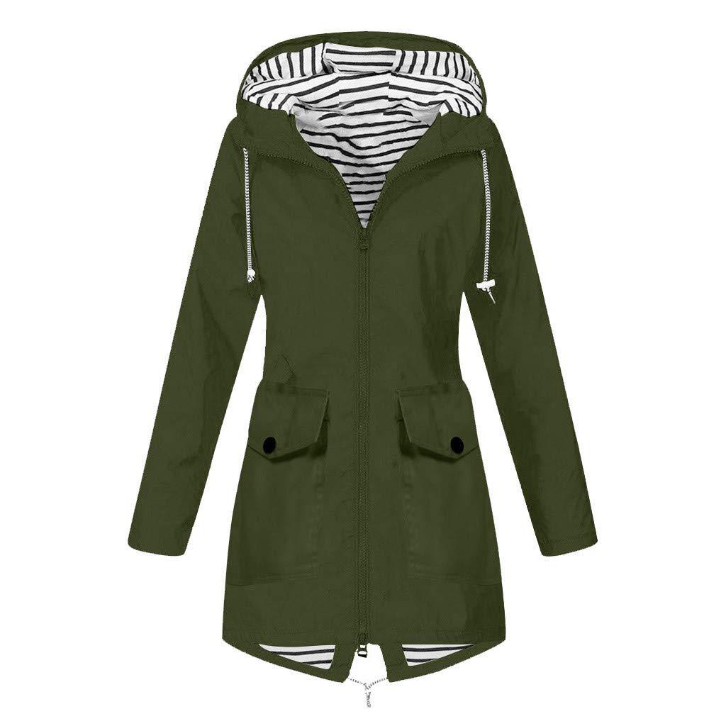 Street-wave Women's Weatherproof Jacket With Adjustable Hood And Practical Pockets