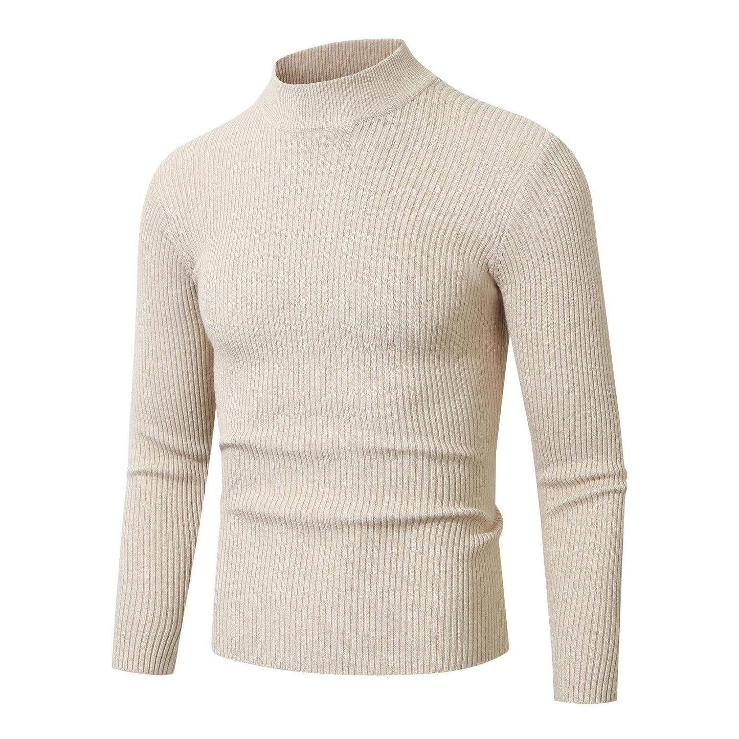 Street Wave Mens Fine Wool Turtleneck Sweater Premium Comfort Versatile For Office Or Casual Wear