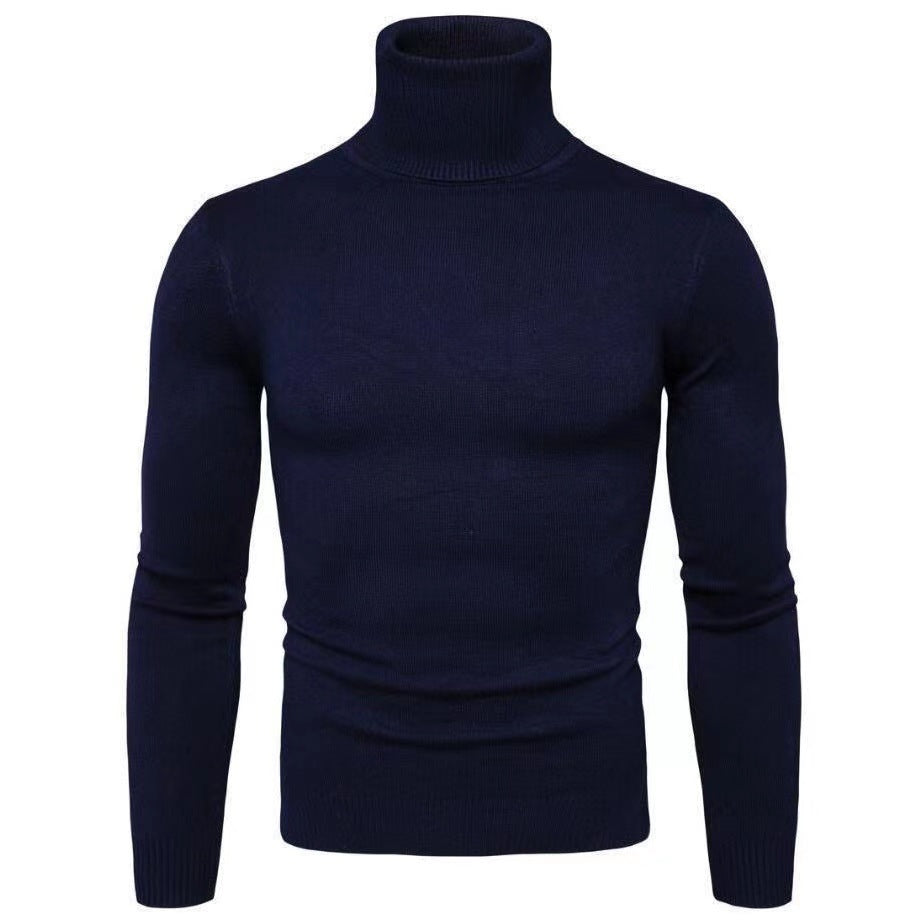 Mens Turtleneck Sweater 100 Cotton Street-wave Ultra Soft Comfort For Modern Gentlemen
