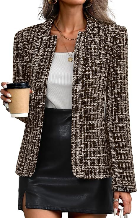 Streetwave Womens Fashion Blazer Elegant Tailored Jacket For Office And Evening Wear