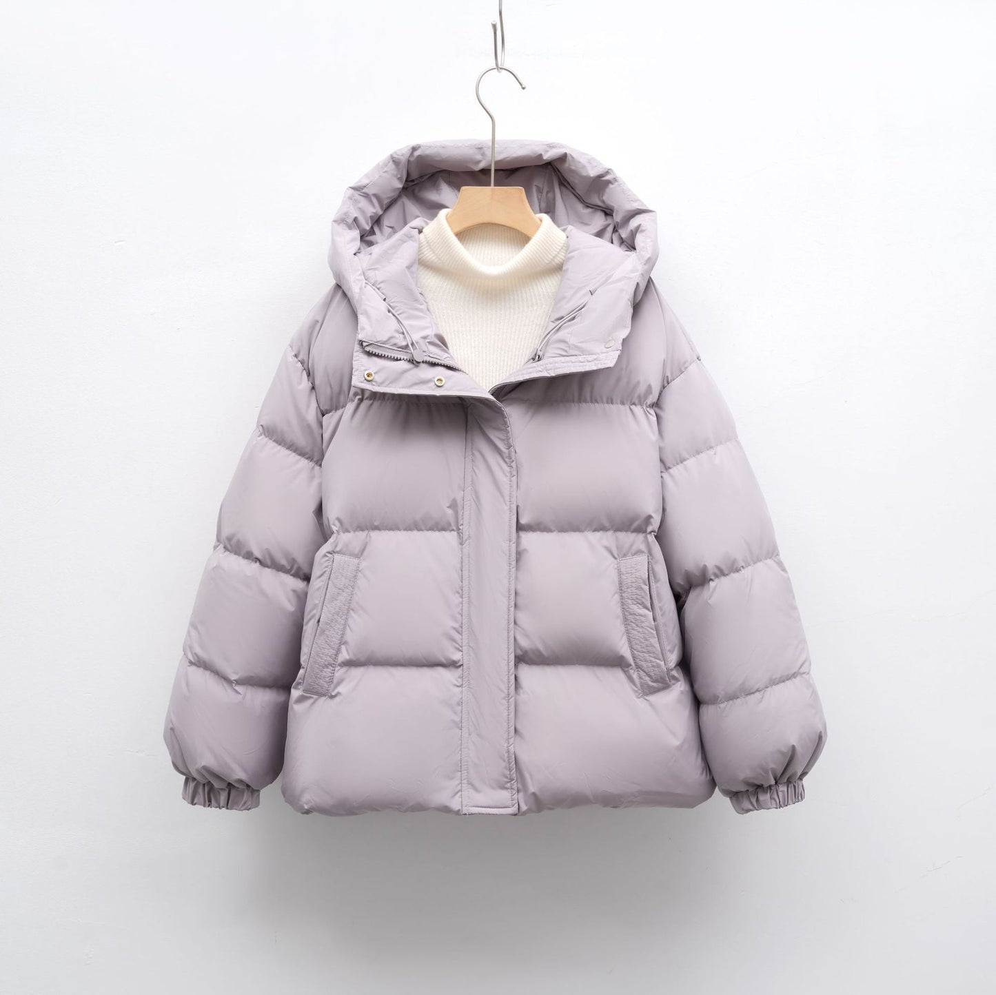 Street Wave Women Puff Sleeve Puffer Winter Jacket Cozy Warmth And Trendy Style For Cold Days