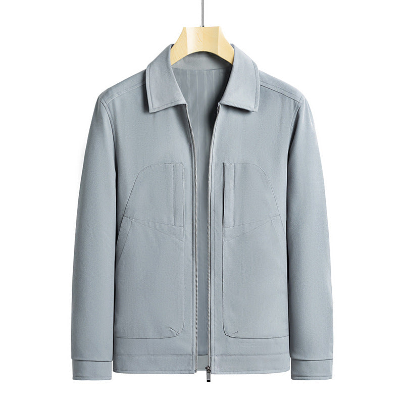Street-Wave Mens Casual Leisure Jacket With Practical Pockets Breathable Comfort For Everyday Wear