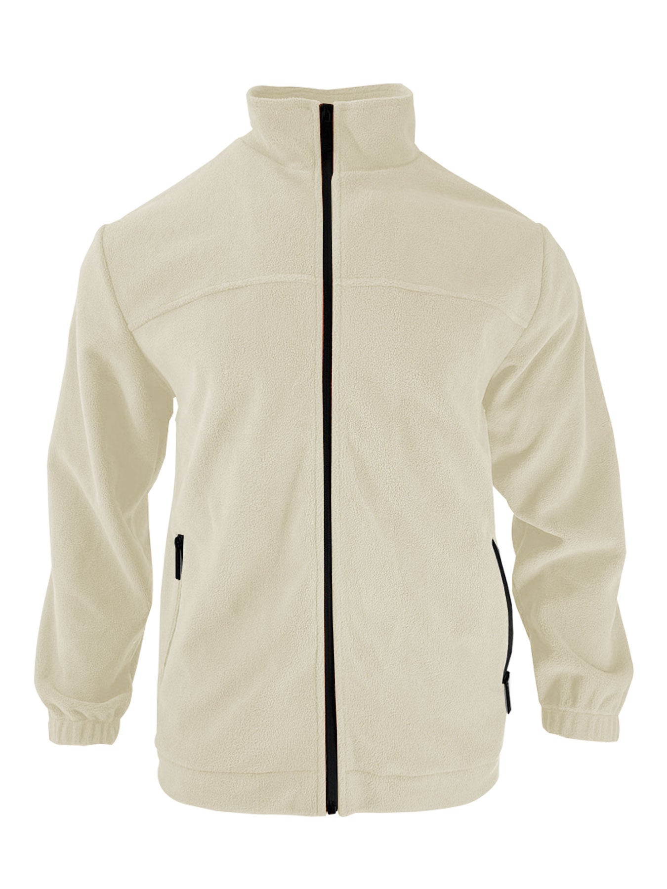 Street Wave Men's Fleece Jacket For Active Lifestyles Warm Comfortable Fit With Zip Pockets