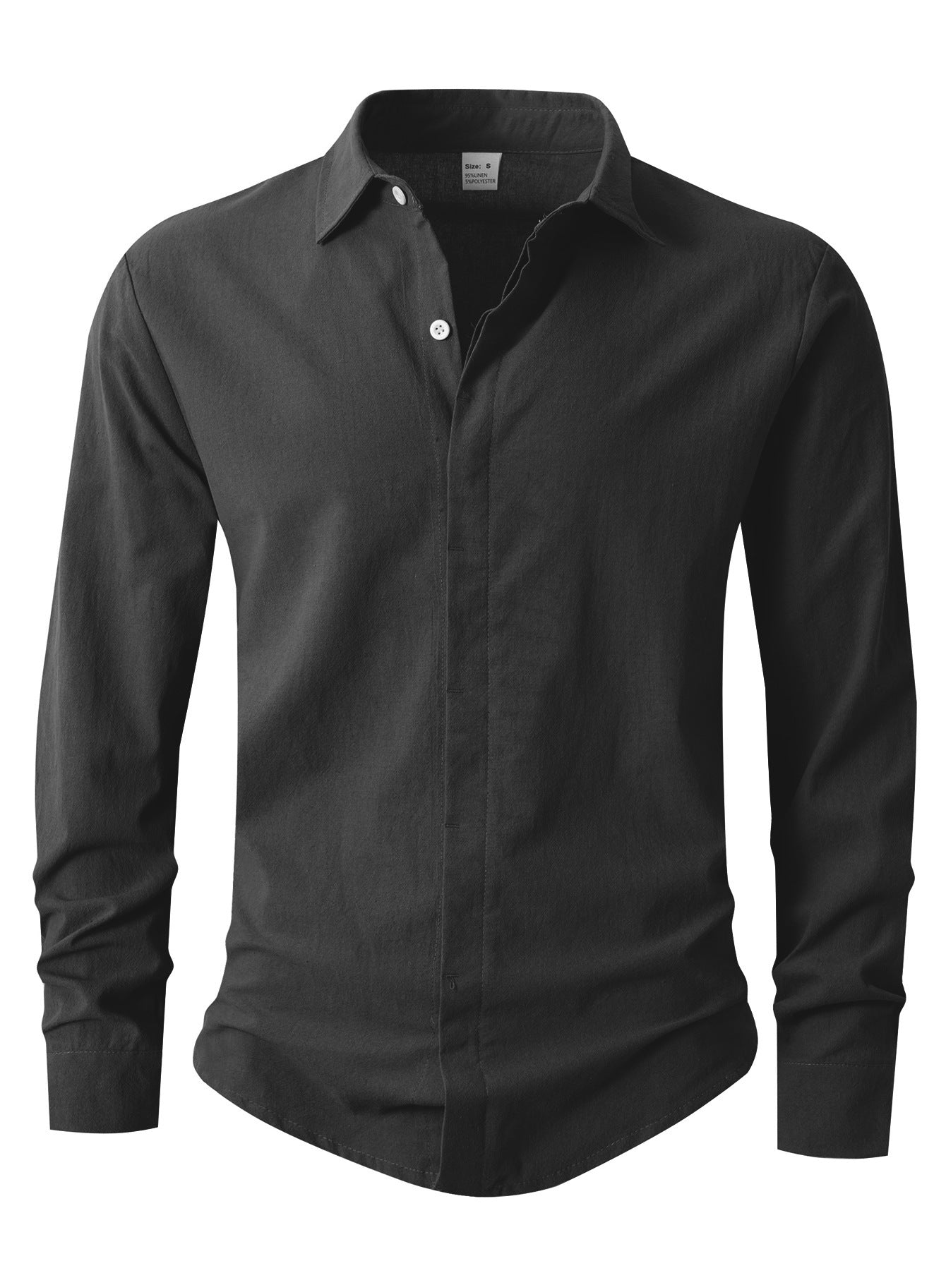 Street-wave Men Slim-Fit Casual Dress Shirt - Breathable Comfort, Elegant Everyday Workwear
