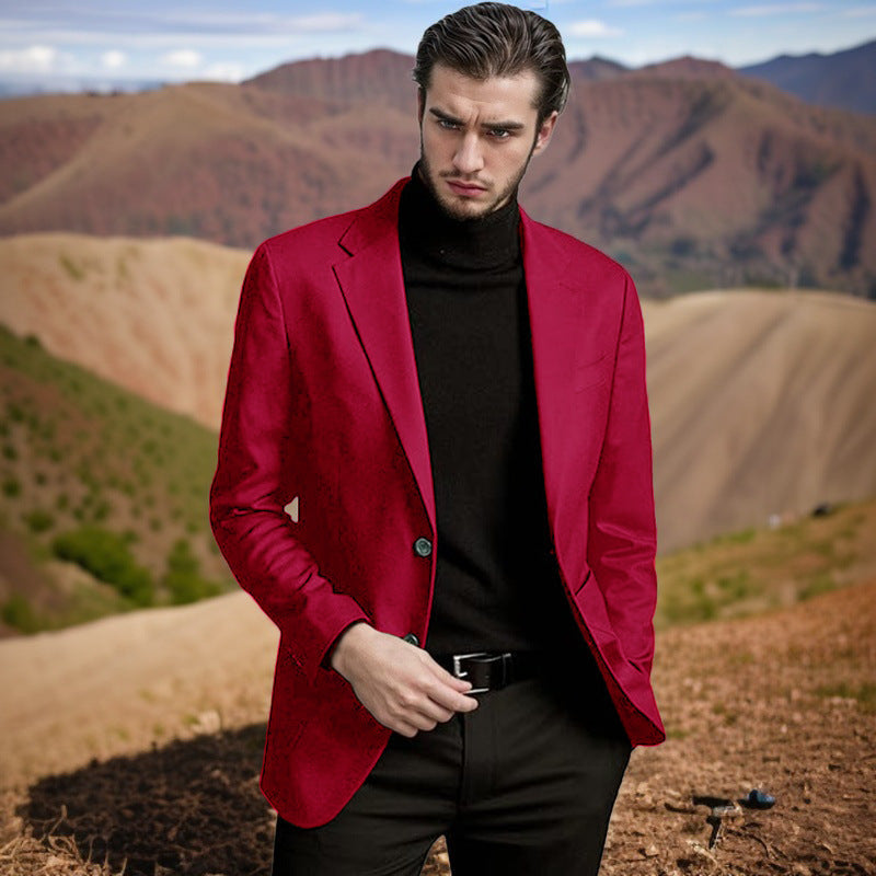 Mens Elegant Blazer Streetwave With Timeless Classic Cut And Modern Accents For Style Conscious Men