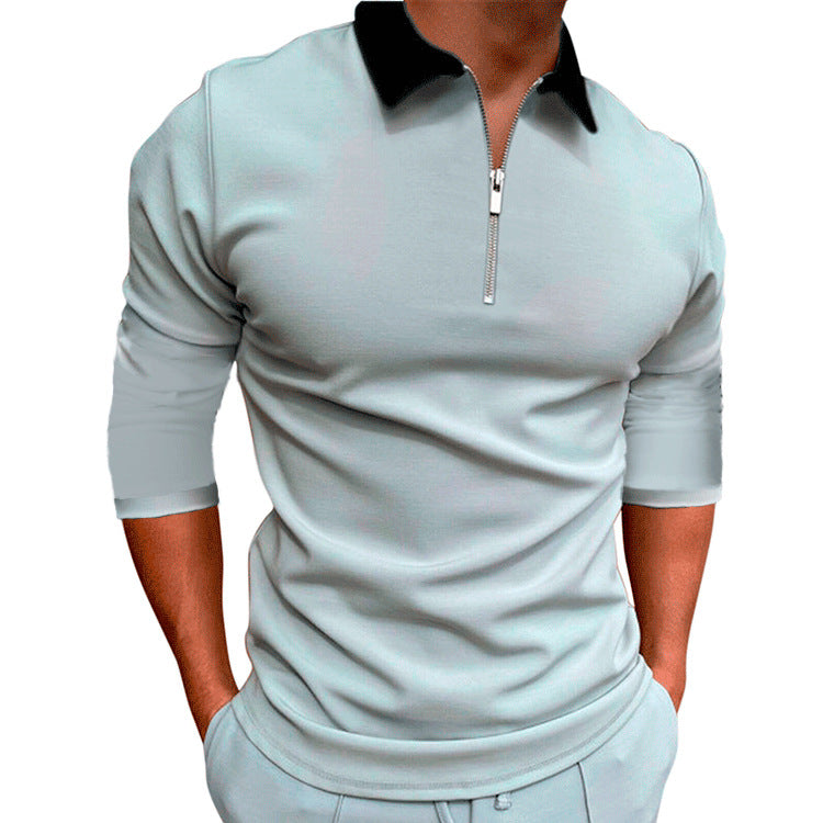 Mens Quarter Zip Pullover With Breathable Cotton Blend For Active Men Streetwave