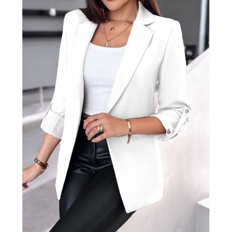 Streetwave Women Blazer Jacket Breathable Fabric Elegant Fit With Modern Cut For Office