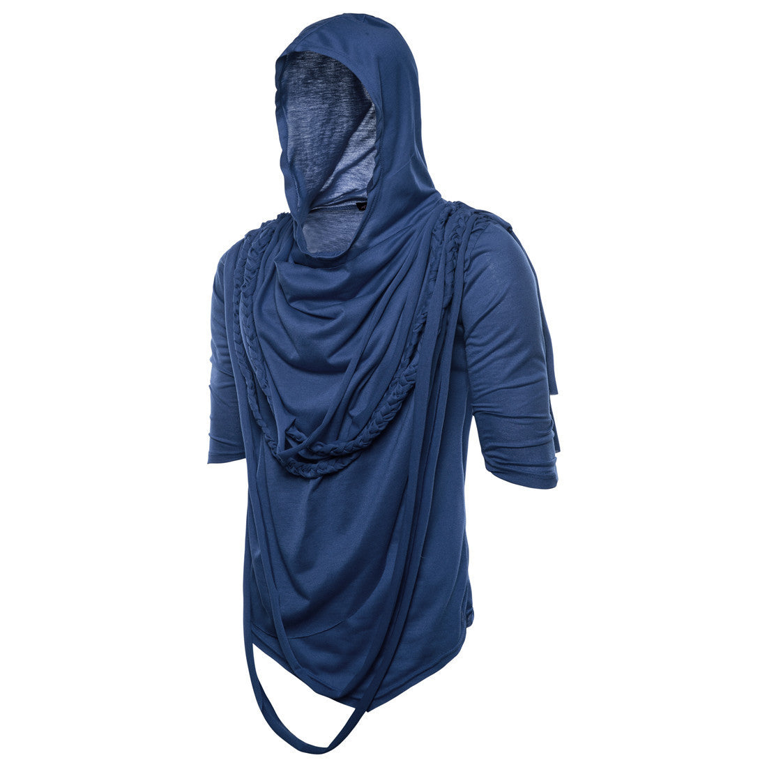 Mens Hooded Top With Innovative Draping By Streetwave For Fashionable Men Premium Comfort
