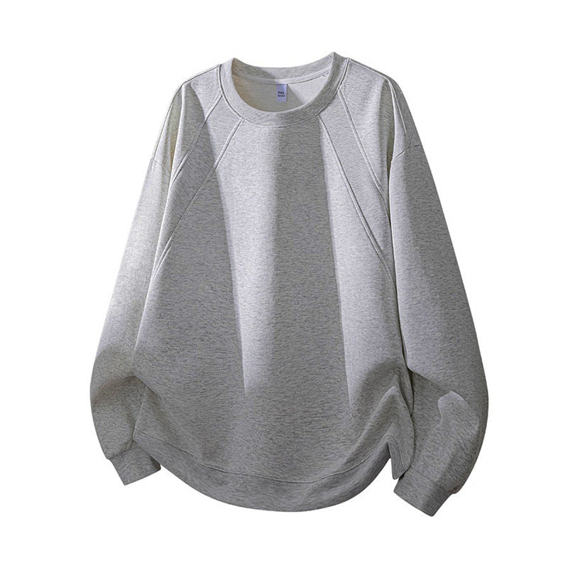 Streetwave Women's Oversized Raglan Sweatshirt With Elastic Hem Cozy Everyday Wear