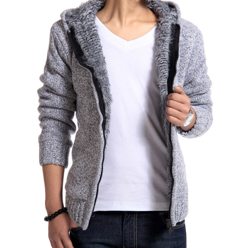 Streetwave Mens Cozy Knit Cardigan With Soft Lined Interior For Warm Comfort Everyday Wear