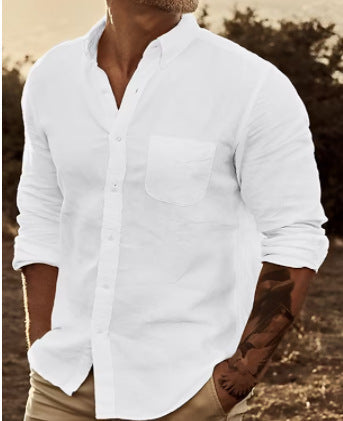 Street-Wave Men's Lightweight Breathable Shirt Premium Cotton For All Day Comfort And Cool Style
