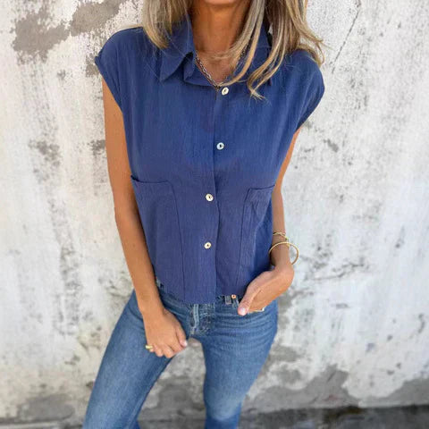Women’s Utility Top Breathable Button Up Street Wave