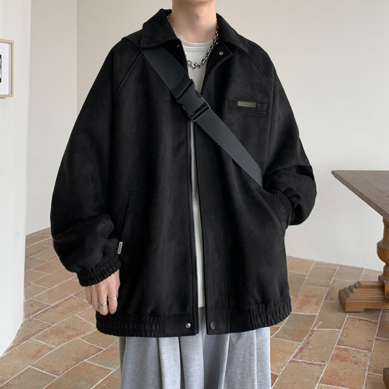 Street-wave Mens Oversized Puffer Jacket With Practical Pockets For Warm Comfort