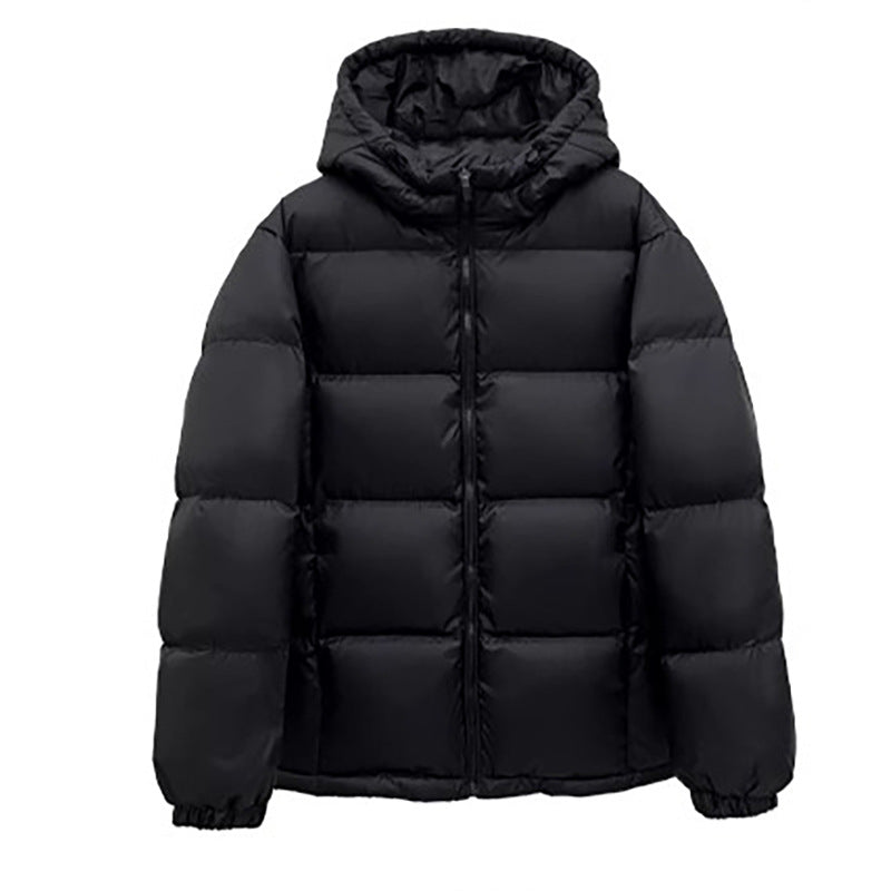 Street-wave Women's Puffer Jacket With Hood Insulated Fill For Warm Winter Comfort