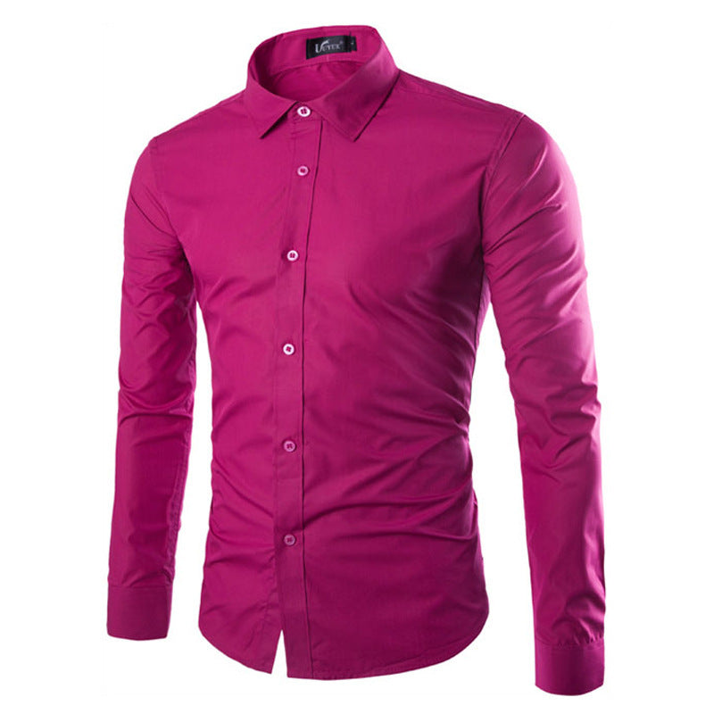 Streetwave Mens Elegant Long Sleeve Dress Shirt For Daily And Formal Wear With Smart Comfort