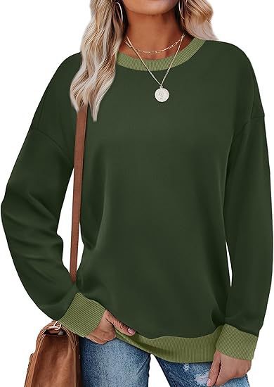 Street-wave Women's Cozy Raglan Sleeve Sweatshirt With Decorative Collar Soft Breathable Knit