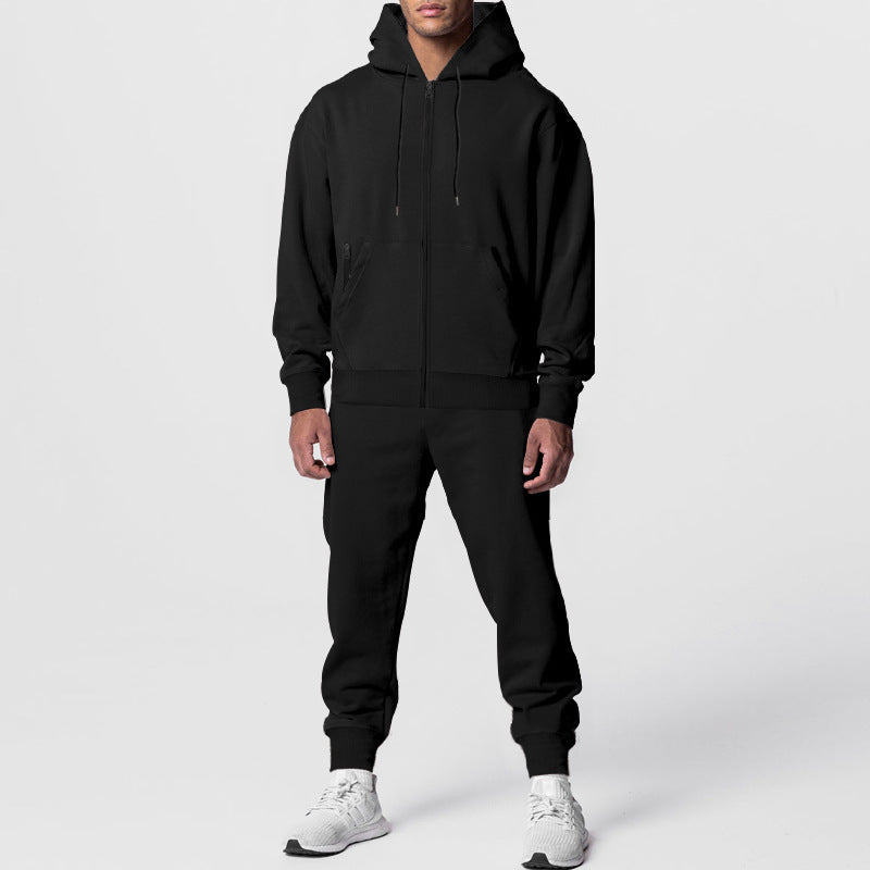 Streetwave Mens Sport Hoodie And Jogger Set Breathable Comfort For Active Living