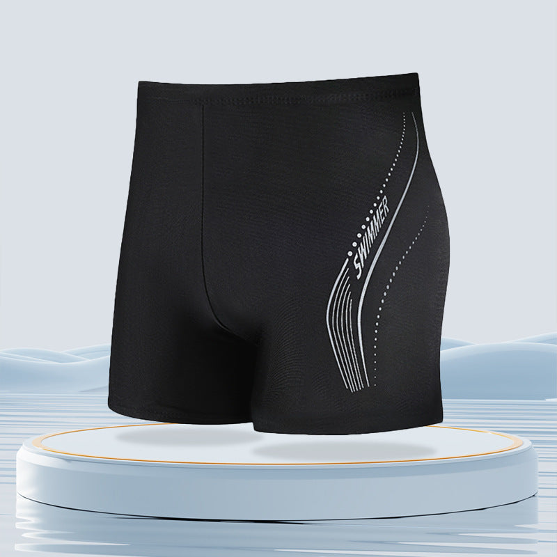 Streetwave Quick Dry Boxer Swim Trunks For Men Black Blue For Active Swimmers 2XL 3XL 4XL