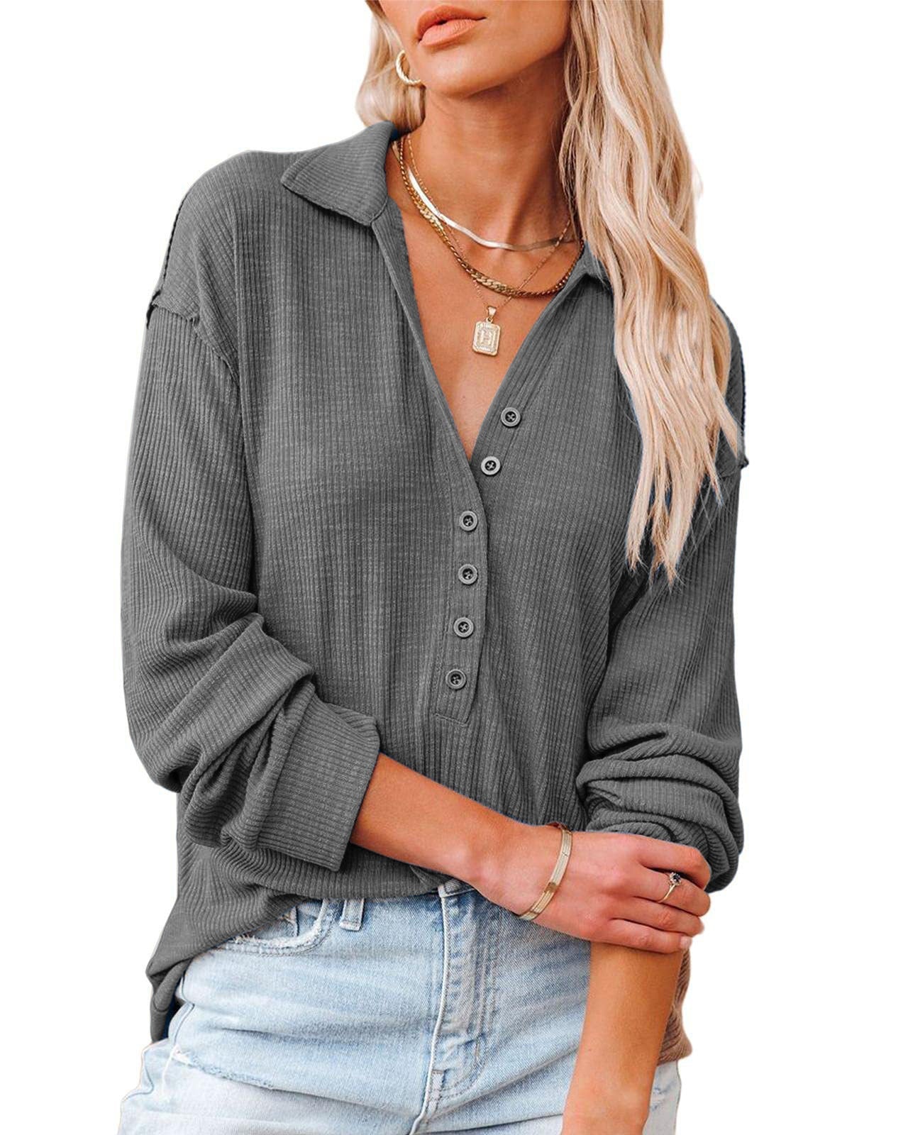 Street-wave Women's Button Front Shirt With Textured Pattern For Casual Comfort