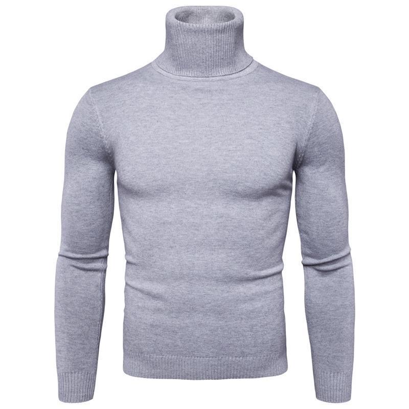 Merino Wool Turtleneck Sweater For Men By Street Wave Premium Soft Breathable Warmth