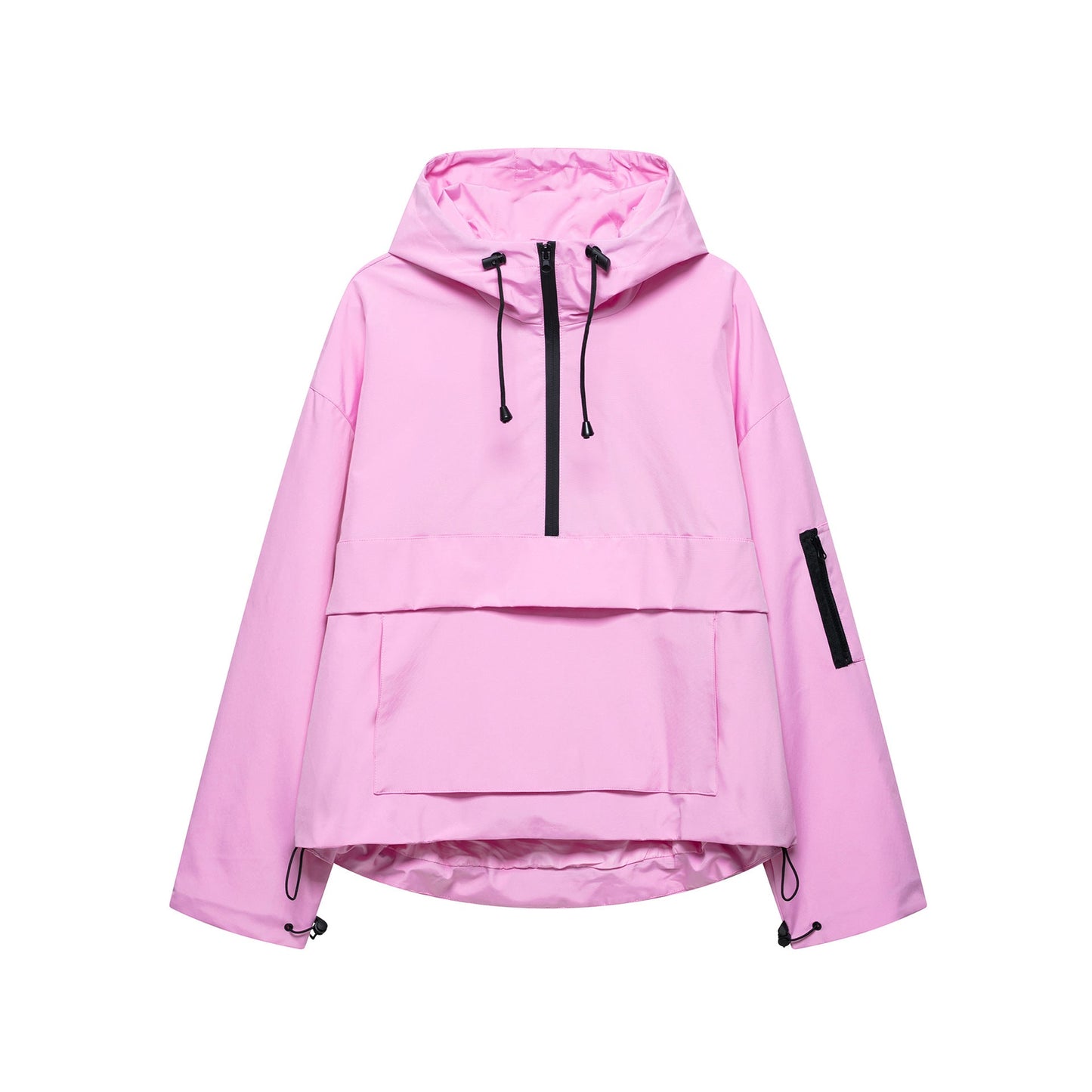 Womens Street-wave Functional Jacket With Adjustable Waist And Practical Pockets