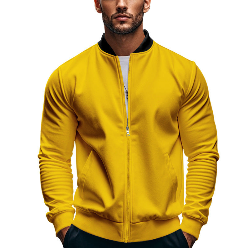 Mens Sports Jacket With Breathable Materials Full Zip For Active Athletes Street Wave Performance