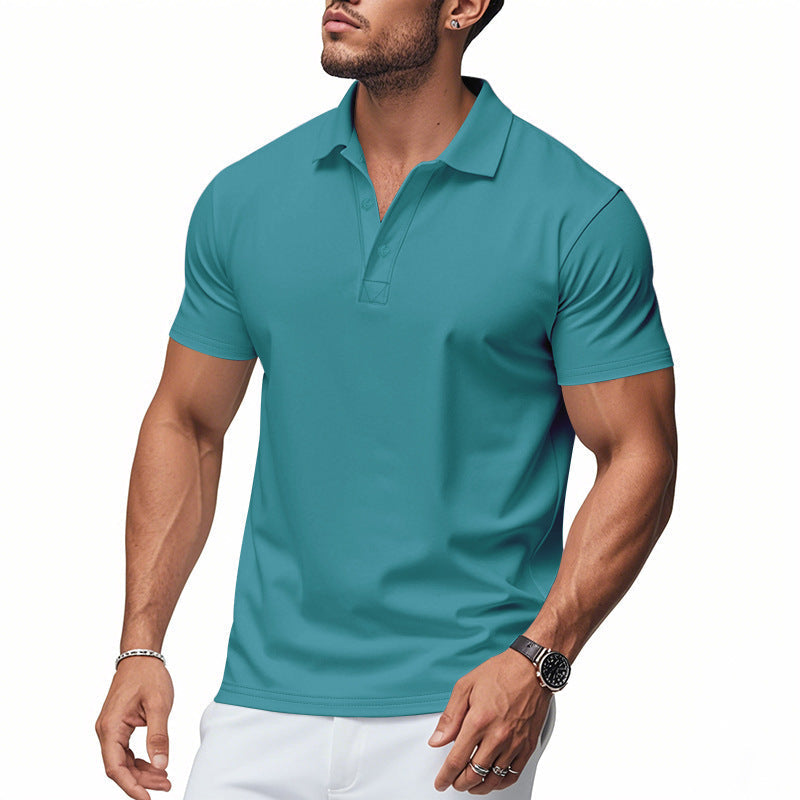 Street-Wave Mens Polo Shirt Quick Dry Fabric With Elegant Fit For Active Everyday Wear