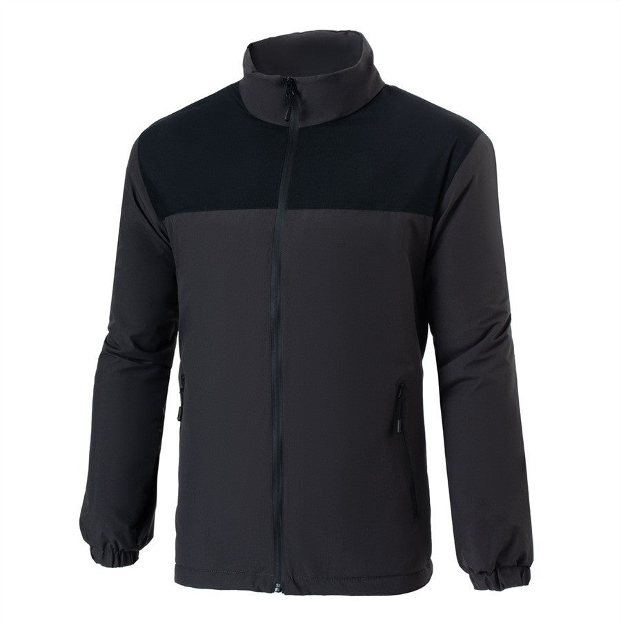 Street Wave Mens Transitional Jacket With High Collar And Thermal Insulation For All Weather