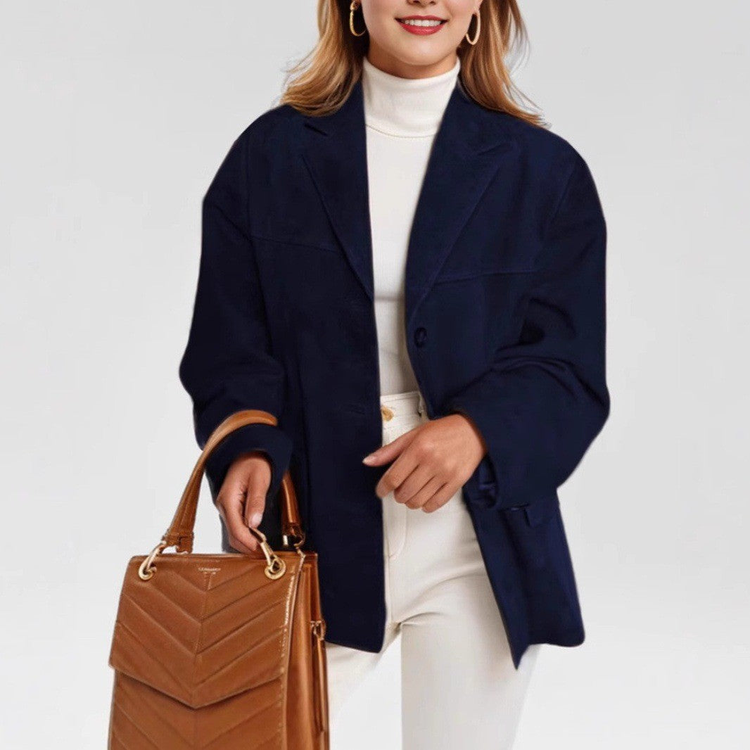 Street-wave Women Oversized Blazer Soft Durable Fabric For Casual Chic Everyday Style