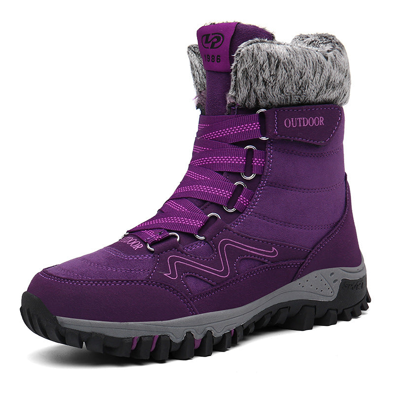 Street-wave Women's Insulated Winter Boots With Warm Lining For Cold Weather Outdoors