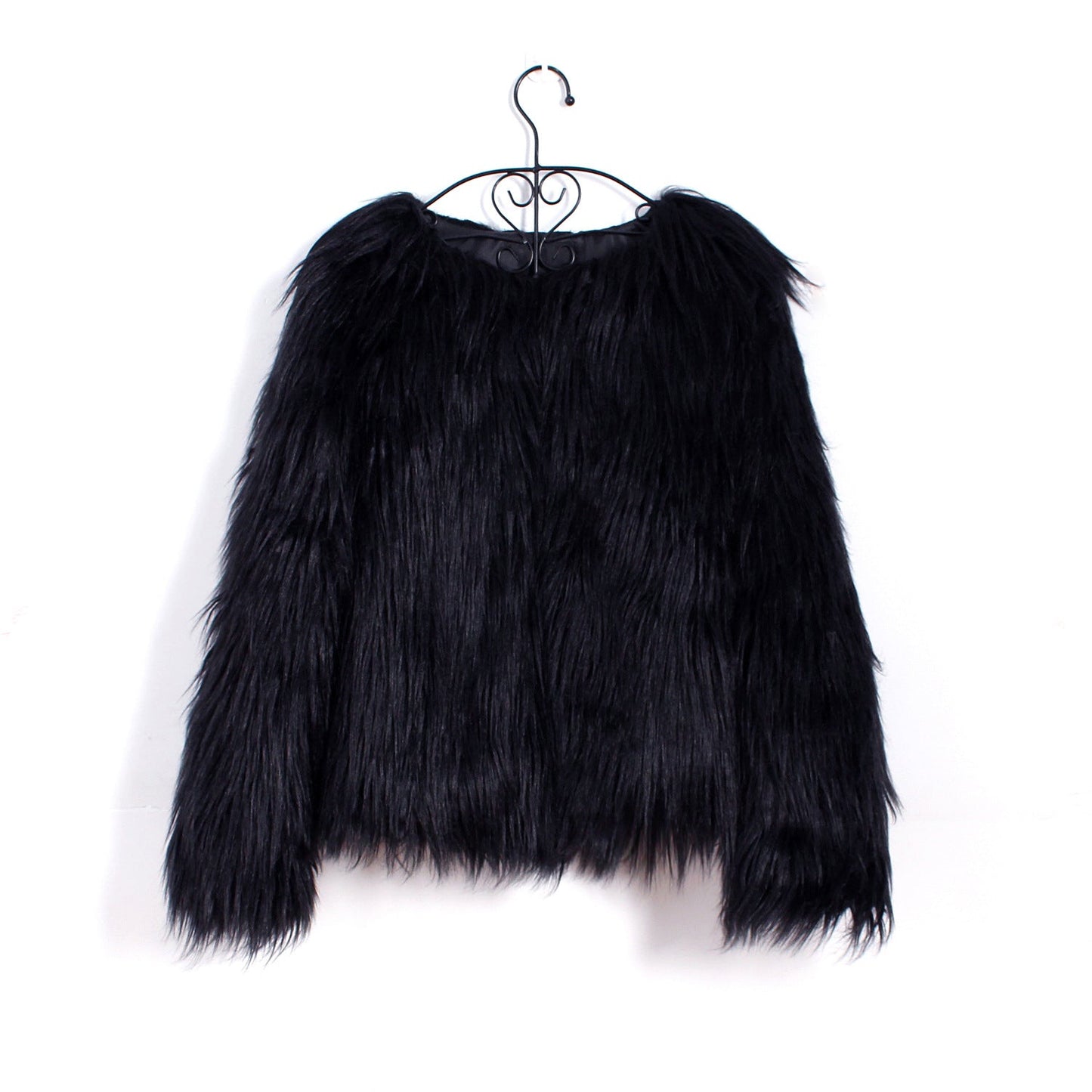 Street-wave Women's Cozy Faux Fur Jacket Fluffy Plush Warmth For Trendy Cold Weather Looks