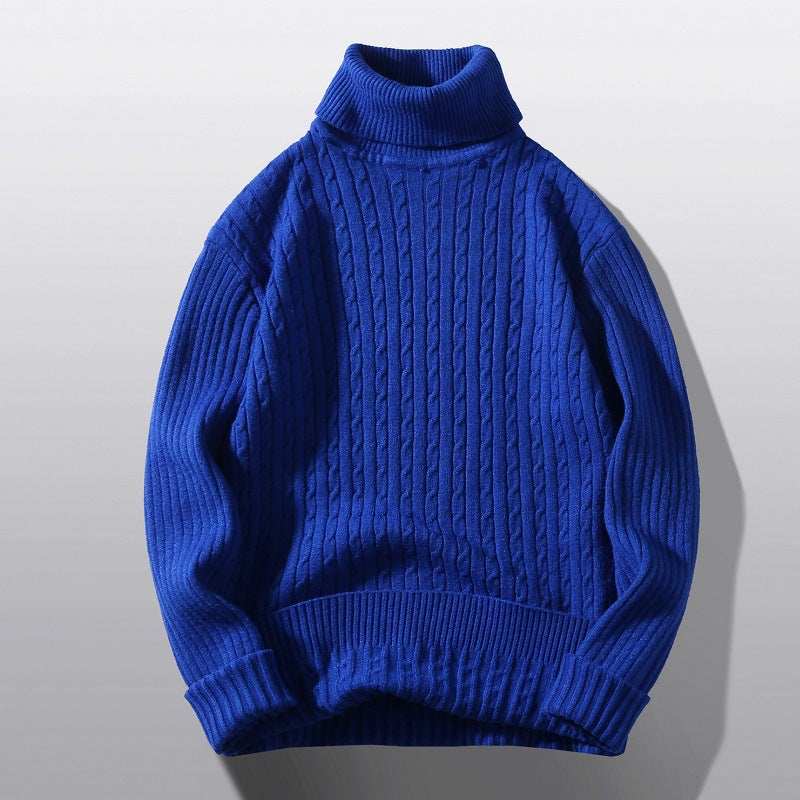Street Wave Womens Turtleneck Knit Sweater With Ribbed Pattern Cozy Warmth For Women