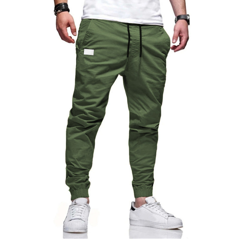 Street-wave Men's Cargo Pants With Tapered Fit And Practical Pockets For Everyday Wear