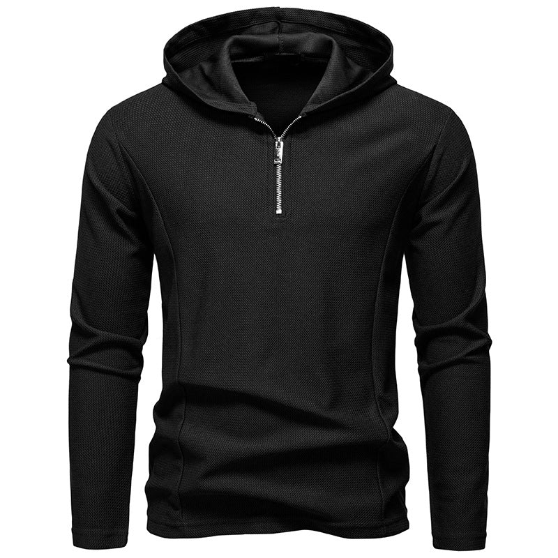Street-wave Mens Functional Half Zip Pullover Breathable Fabric For Active Wear Gear