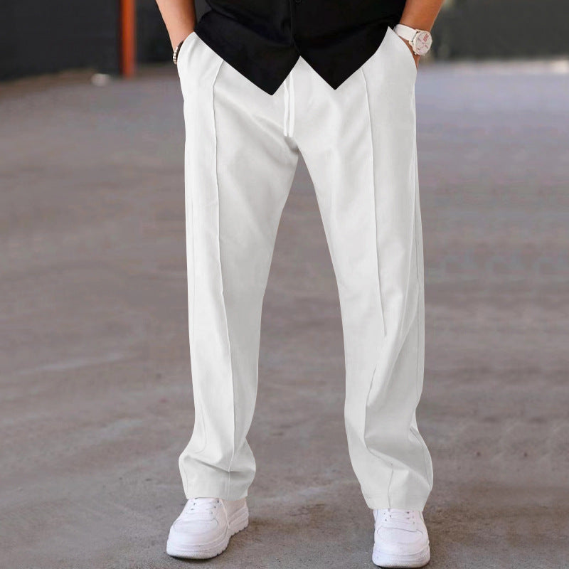 Street-Wave Men's Comfortable Casual Trousers With Elegant Cut And Breathable Fabric