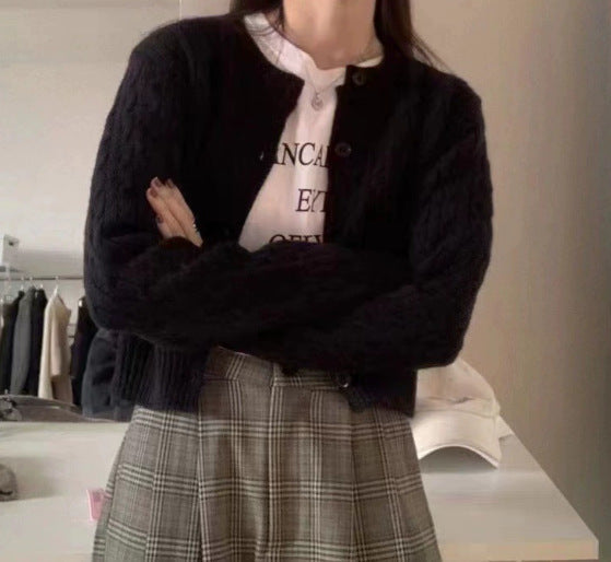 Street Wave Womens Cable Knit Bolero Cardigan Soft Cozy Warmth Elegant Everyday Outerwear