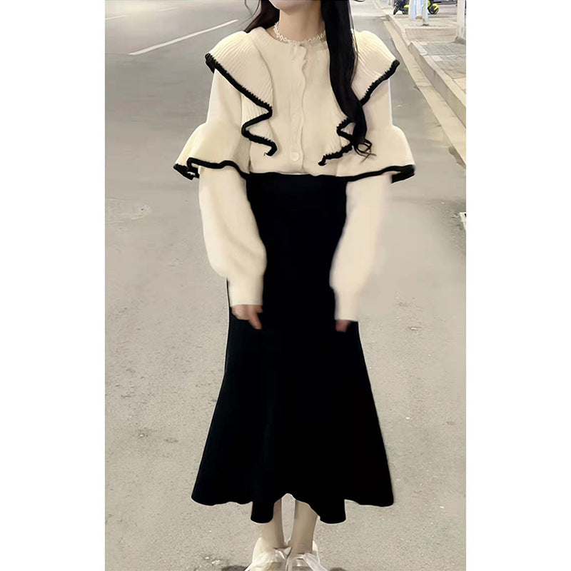 Cozy Pullover Street-Wave For Women Soft Knit With Puffy Sleeves And Elegant Fit