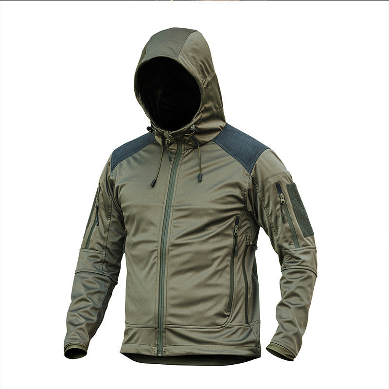 Street-wave Men's Functional Outdoor Jacket With Insulated Breathable Quilted Structure For Active Wear
