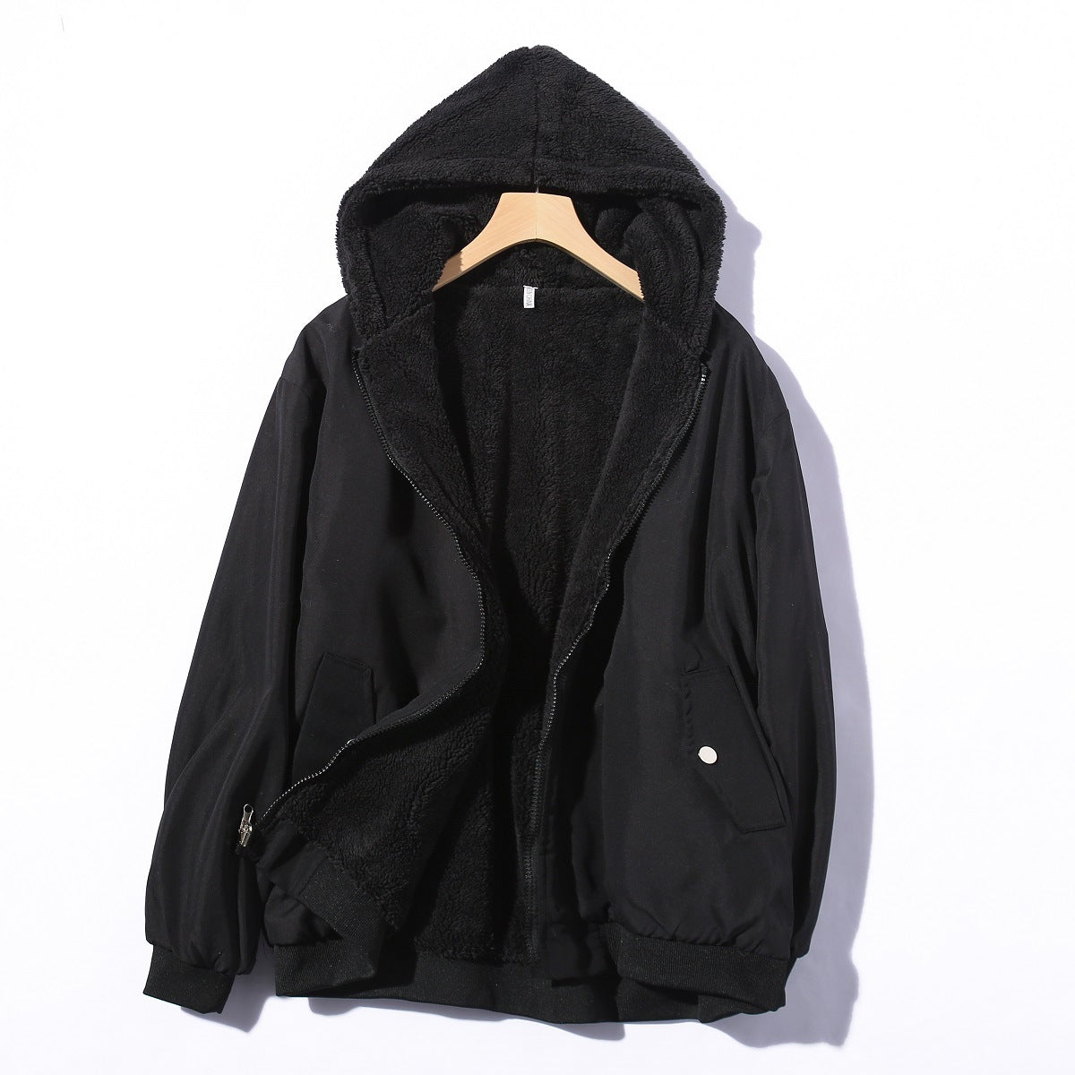 Street-wave Women's Cozy Fleece Jacket With Plush Lining For Warm Comfort And Style