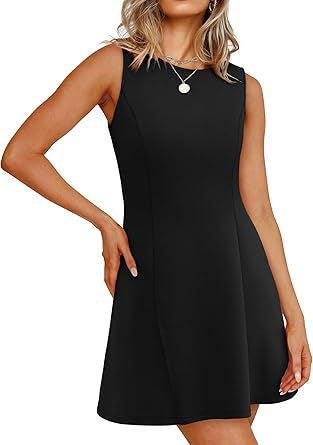 Streetwave Sleeveless A-Line Dress For Women Timeless Flattering Fit Breathable Comfort For Everyday And Events