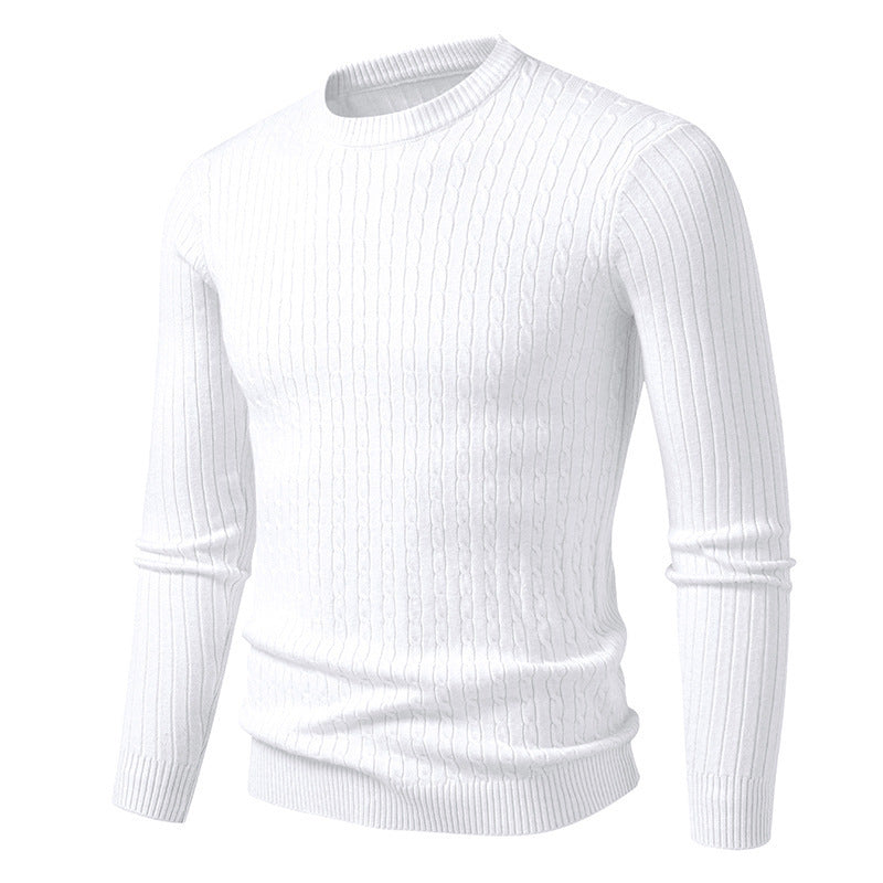 Street-Wave Men's Cable Knit Sweater Premium Warmth and Cozy Comfort in Soft Knit