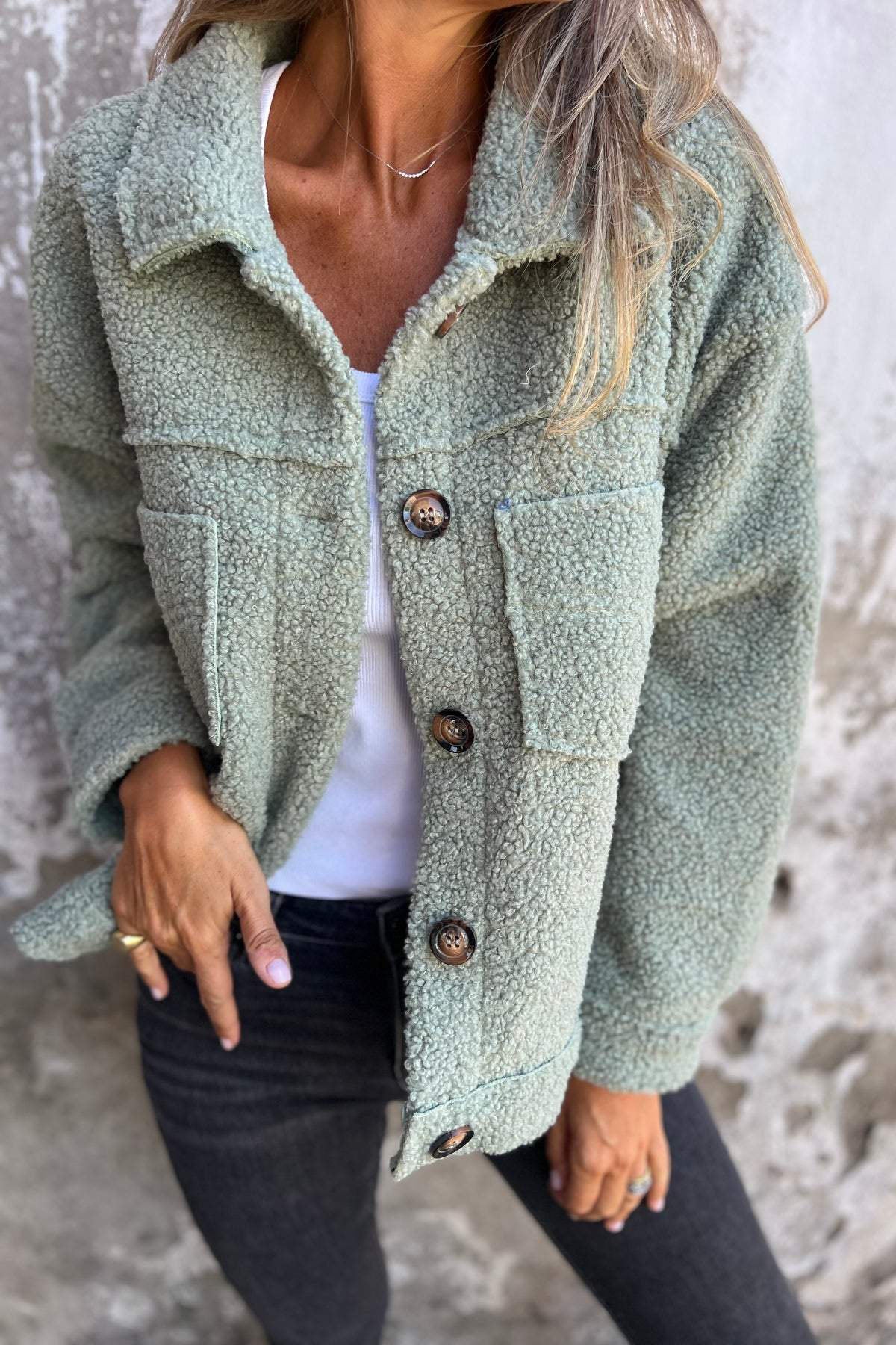 Street-Wave Lambswool Lapel Coat For Women Warm Cozy Tailored Winter Essential Every Day