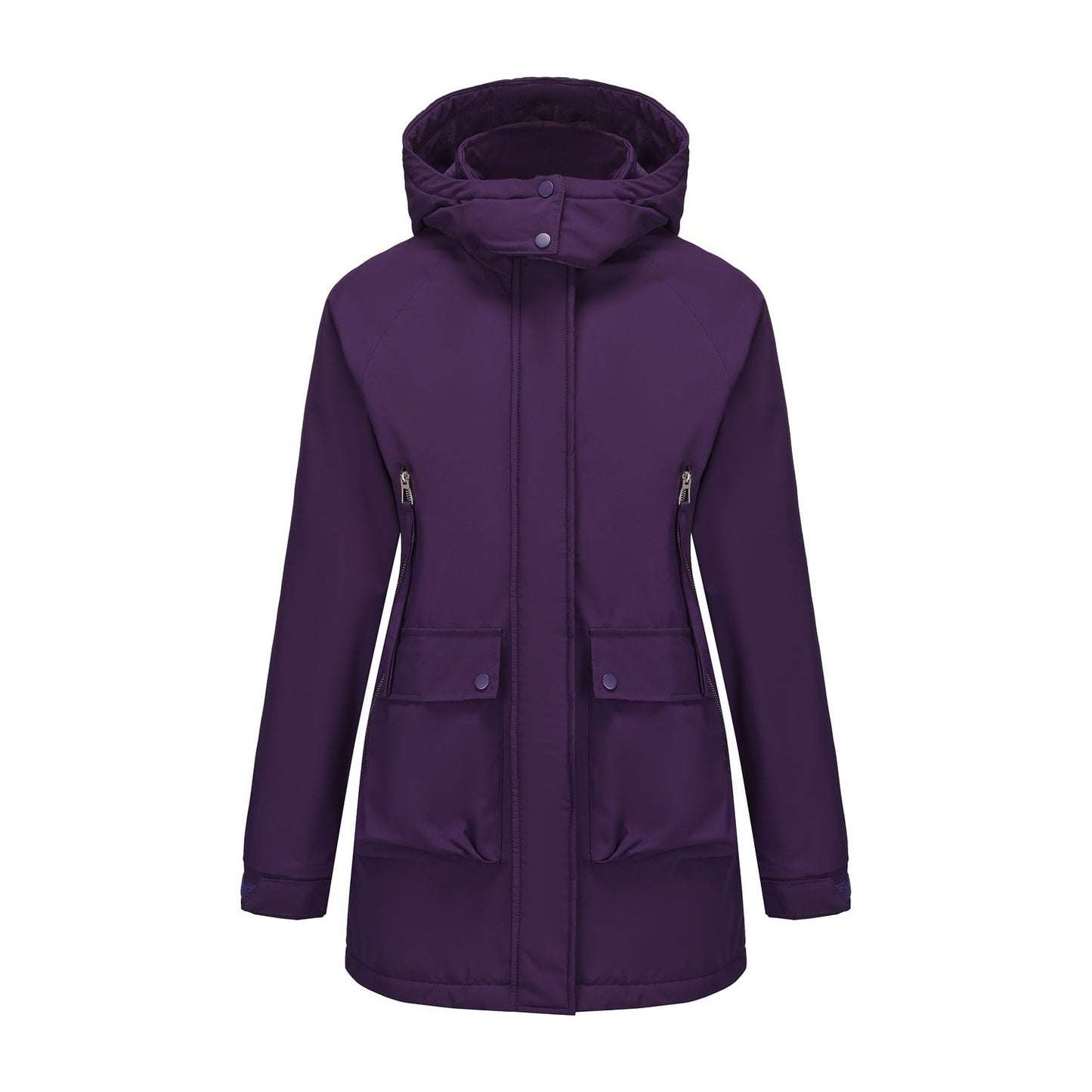 Street-Wave Women's Waterproof All-Weather Jacket With Hood For Active Outdoor Adventurers
